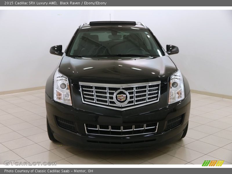 Black Raven / Ebony/Ebony 2015 Cadillac SRX Luxury AWD
