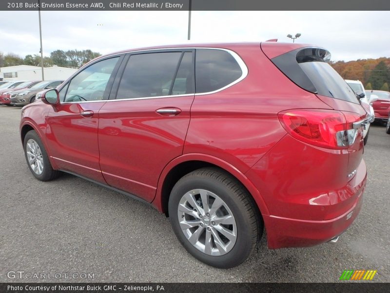 Chili Red Metallilc / Ebony 2018 Buick Envision Essence AWD
