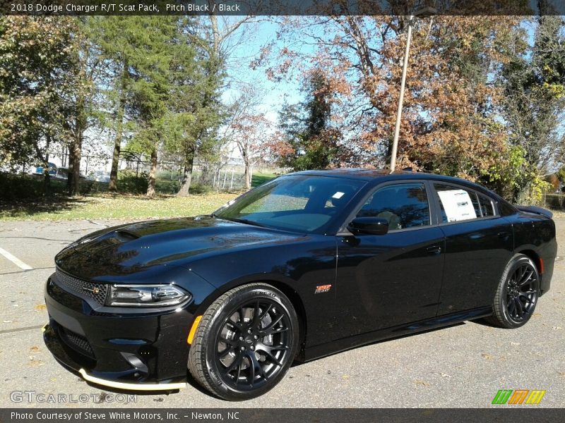 Pitch Black / Black 2018 Dodge Charger R/T Scat Pack