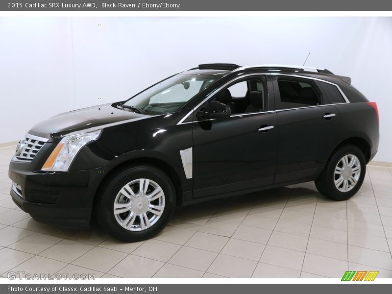 Black Raven / Ebony/Ebony 2015 Cadillac SRX Luxury AWD