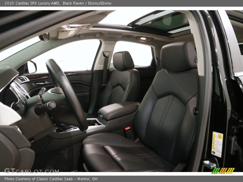 Black Raven / Ebony/Ebony 2015 Cadillac SRX Luxury AWD