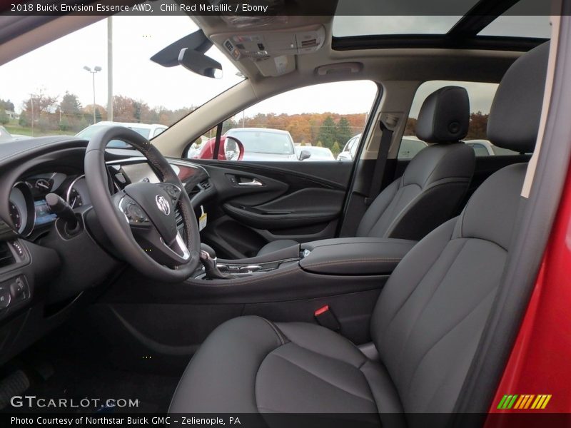 Front Seat of 2018 Envision Essence AWD