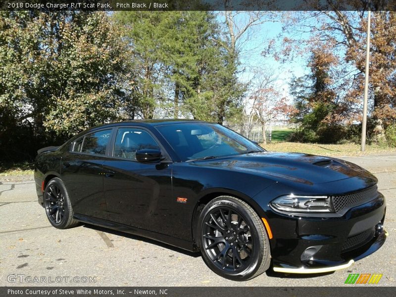 Pitch Black / Black 2018 Dodge Charger R/T Scat Pack