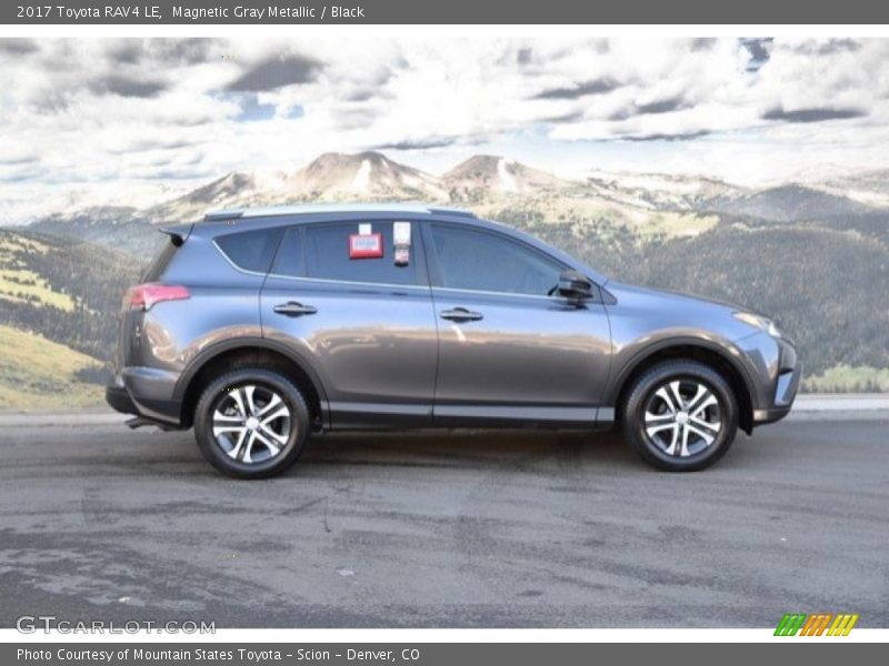 Magnetic Gray Metallic / Black 2017 Toyota RAV4 LE
