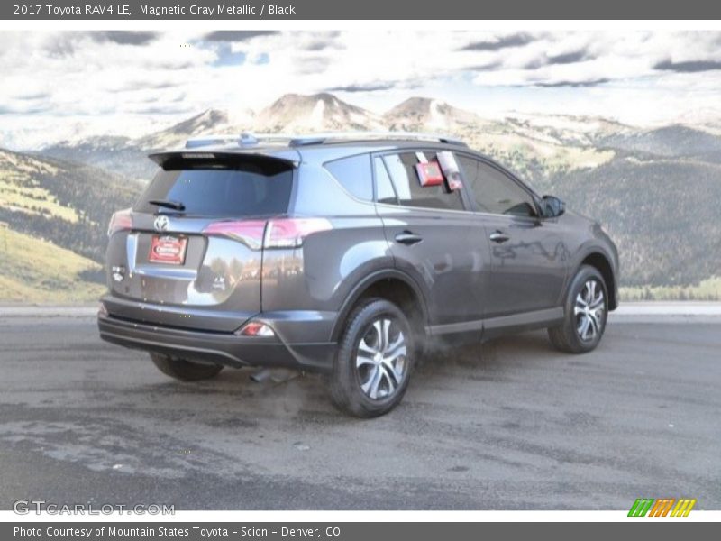 Magnetic Gray Metallic / Black 2017 Toyota RAV4 LE