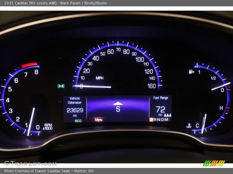 Black Raven / Ebony/Ebony 2015 Cadillac SRX Luxury AWD