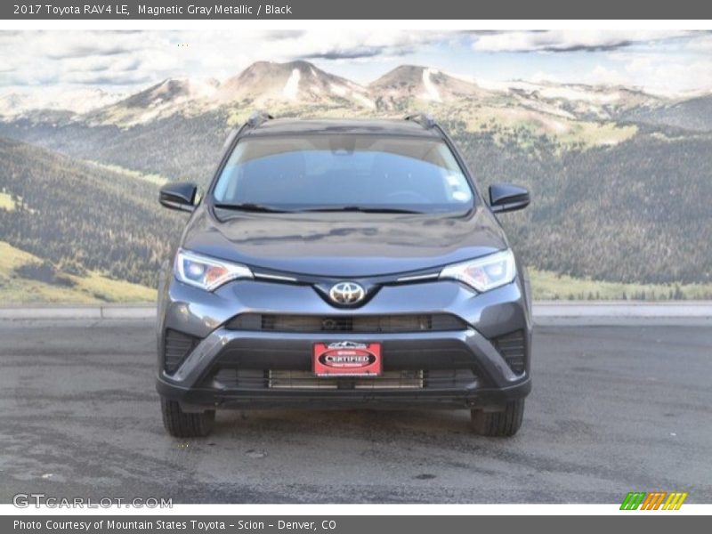 Magnetic Gray Metallic / Black 2017 Toyota RAV4 LE