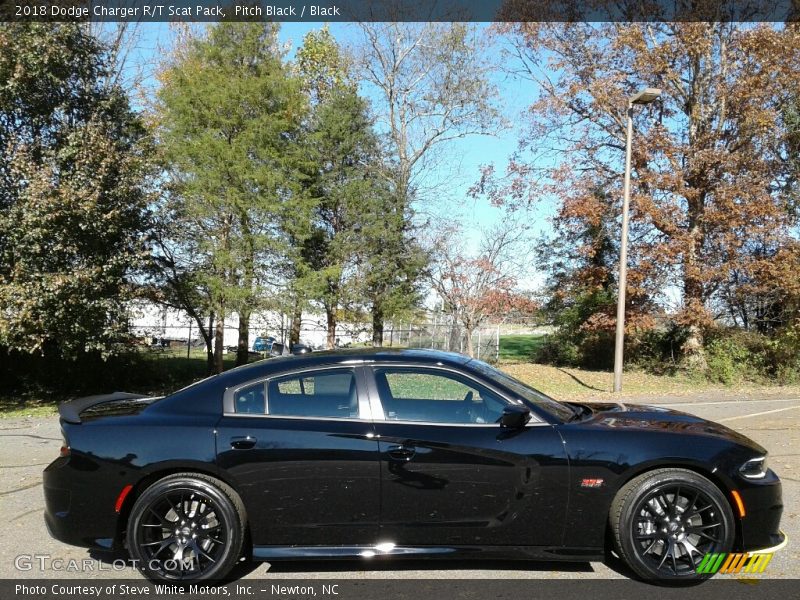 Pitch Black / Black 2018 Dodge Charger R/T Scat Pack