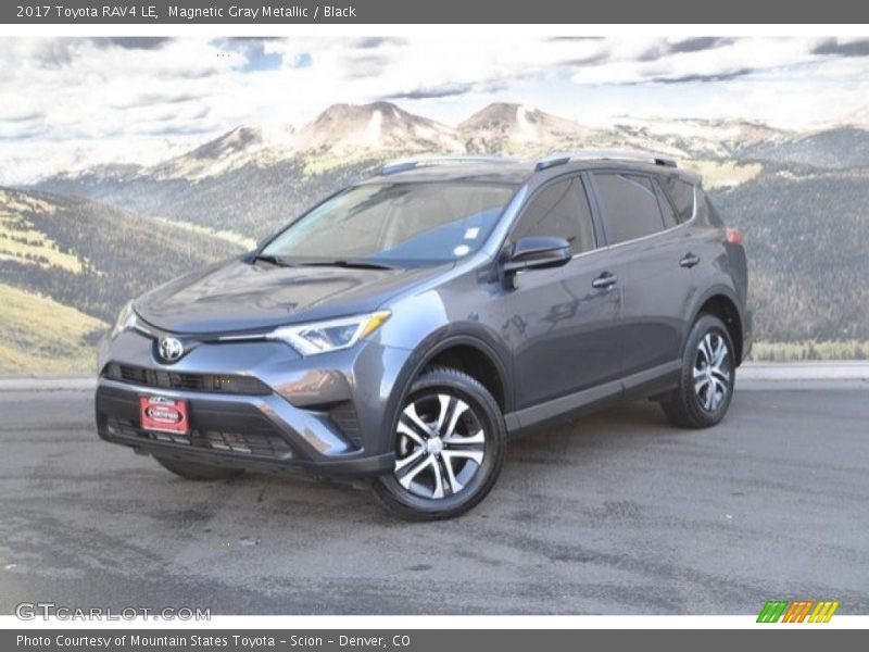 Magnetic Gray Metallic / Black 2017 Toyota RAV4 LE
