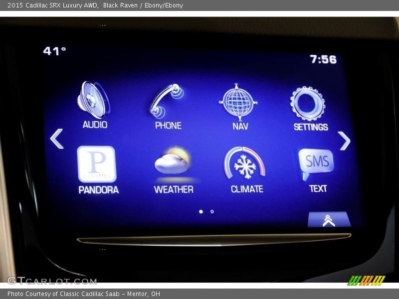 Black Raven / Ebony/Ebony 2015 Cadillac SRX Luxury AWD