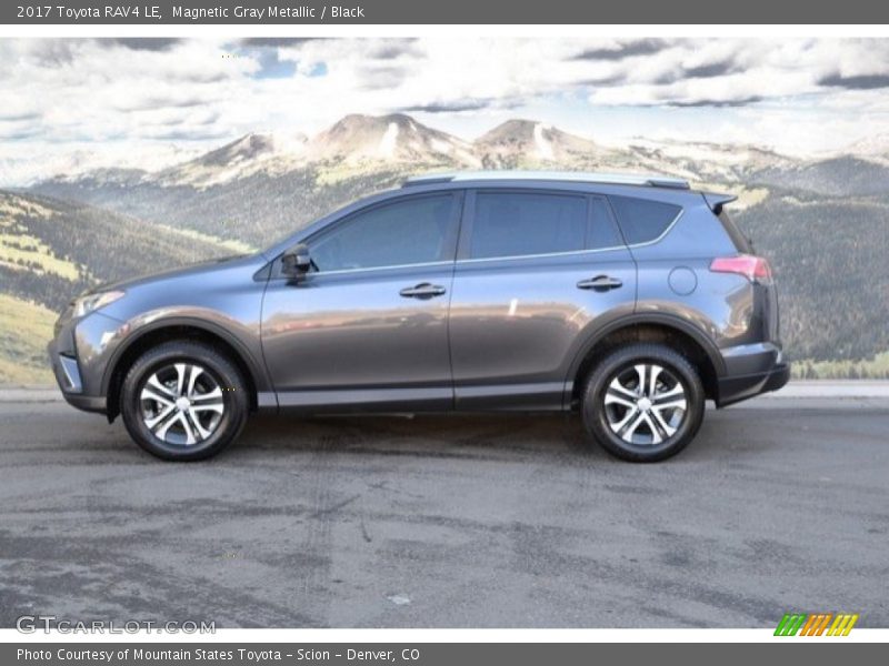 Magnetic Gray Metallic / Black 2017 Toyota RAV4 LE