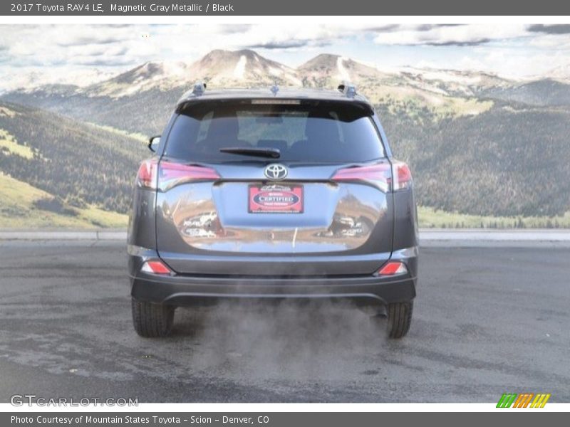 Magnetic Gray Metallic / Black 2017 Toyota RAV4 LE