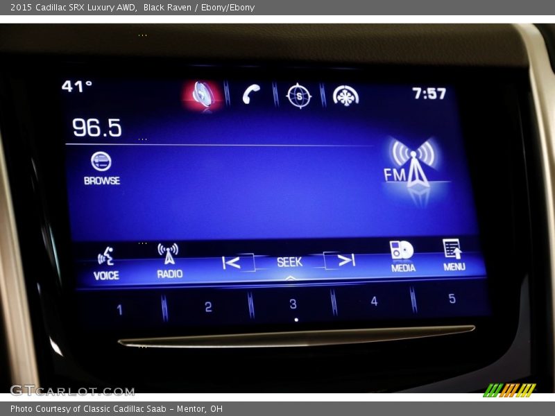 Black Raven / Ebony/Ebony 2015 Cadillac SRX Luxury AWD