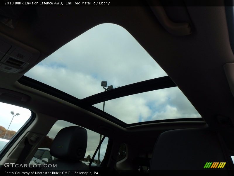 Chili Red Metallilc / Ebony 2018 Buick Envision Essence AWD