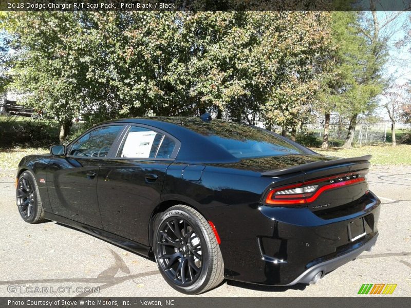 Pitch Black / Black 2018 Dodge Charger R/T Scat Pack