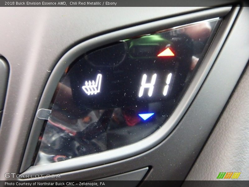 Chili Red Metallilc / Ebony 2018 Buick Envision Essence AWD
