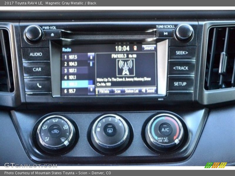 Magnetic Gray Metallic / Black 2017 Toyota RAV4 LE