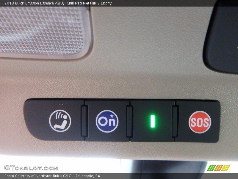 Chili Red Metallilc / Ebony 2018 Buick Envision Essence AWD