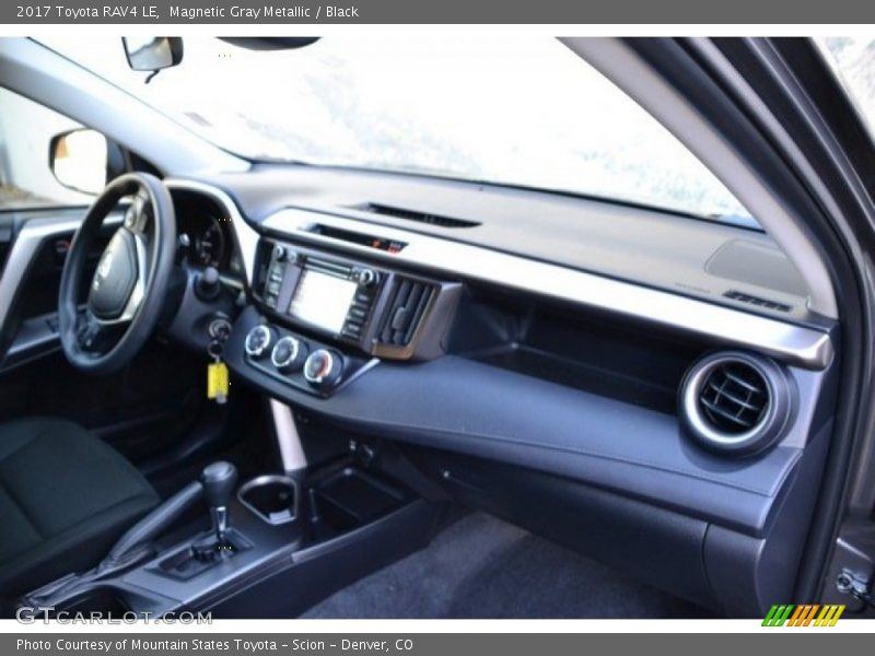 Magnetic Gray Metallic / Black 2017 Toyota RAV4 LE