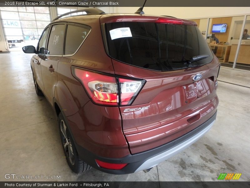 Cinnamon Glaze / Charcoal Black 2018 Ford Escape SEL 4WD