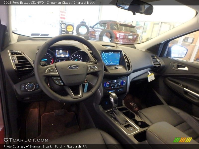 Cinnamon Glaze / Charcoal Black 2018 Ford Escape SEL 4WD