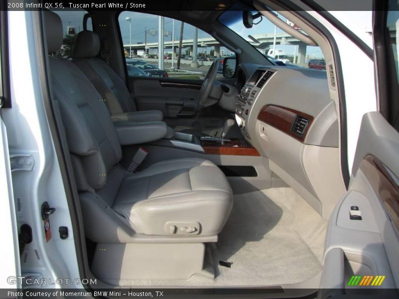 Tuscan Pearl White / Stone 2008 Infiniti QX 56
