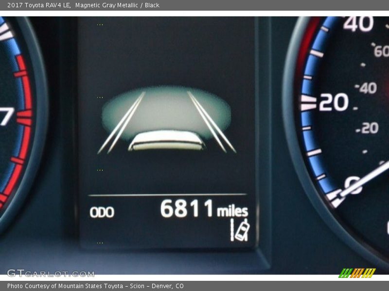 Magnetic Gray Metallic / Black 2017 Toyota RAV4 LE