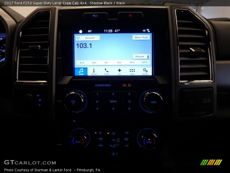 Shadow Black / Black 2017 Ford F250 Super Duty Lariat Crew Cab 4x4