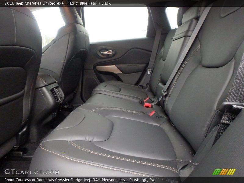 Patriot Blue Pearl / Black 2018 Jeep Cherokee Limited 4x4