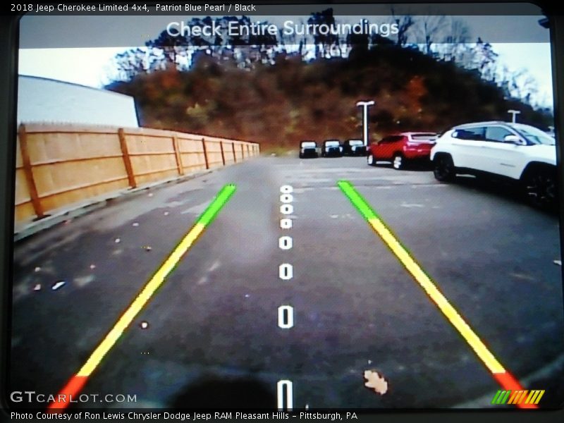 Patriot Blue Pearl / Black 2018 Jeep Cherokee Limited 4x4