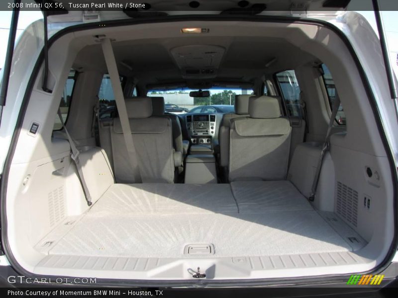 Tuscan Pearl White / Stone 2008 Infiniti QX 56