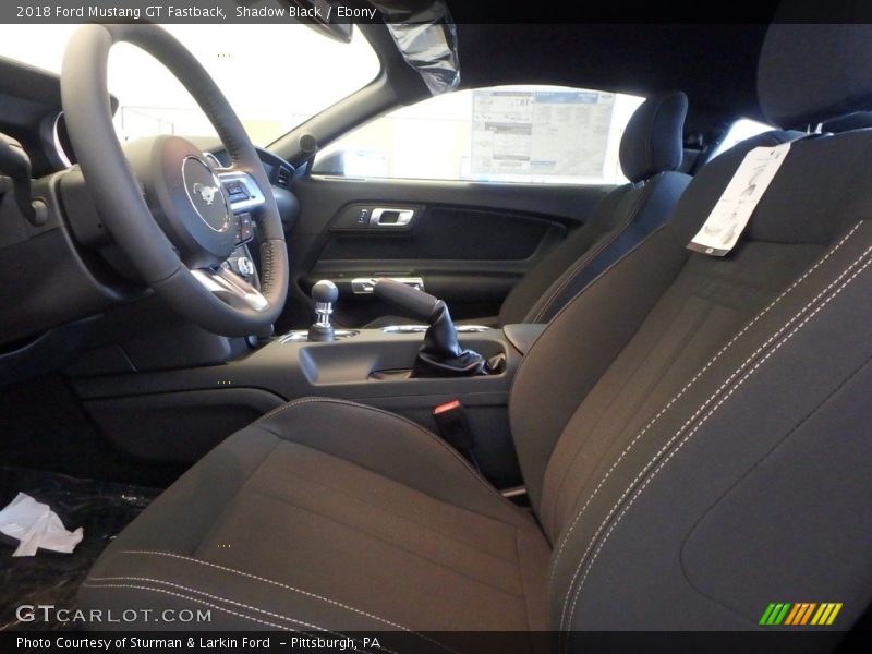 Shadow Black / Ebony 2018 Ford Mustang GT Fastback