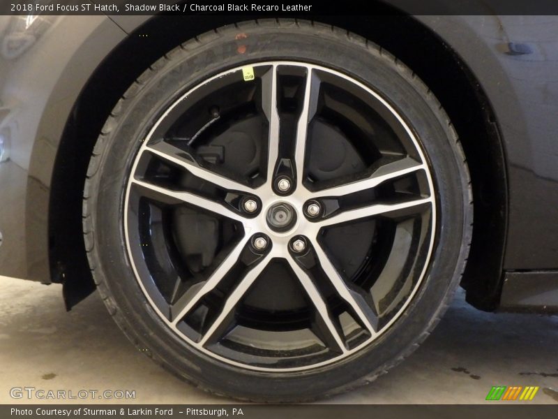 Shadow Black / Charcoal Black Recaro Leather 2018 Ford Focus ST Hatch