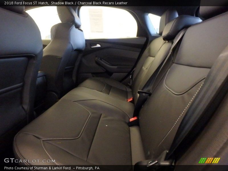 Shadow Black / Charcoal Black Recaro Leather 2018 Ford Focus ST Hatch
