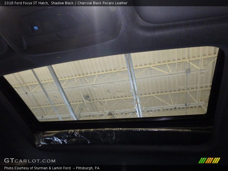Shadow Black / Charcoal Black Recaro Leather 2018 Ford Focus ST Hatch