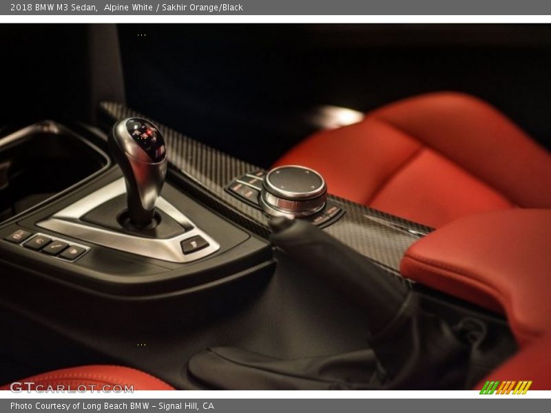 Alpine White / Sakhir Orange/Black 2018 BMW M3 Sedan