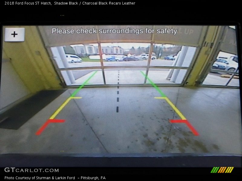 Shadow Black / Charcoal Black Recaro Leather 2018 Ford Focus ST Hatch