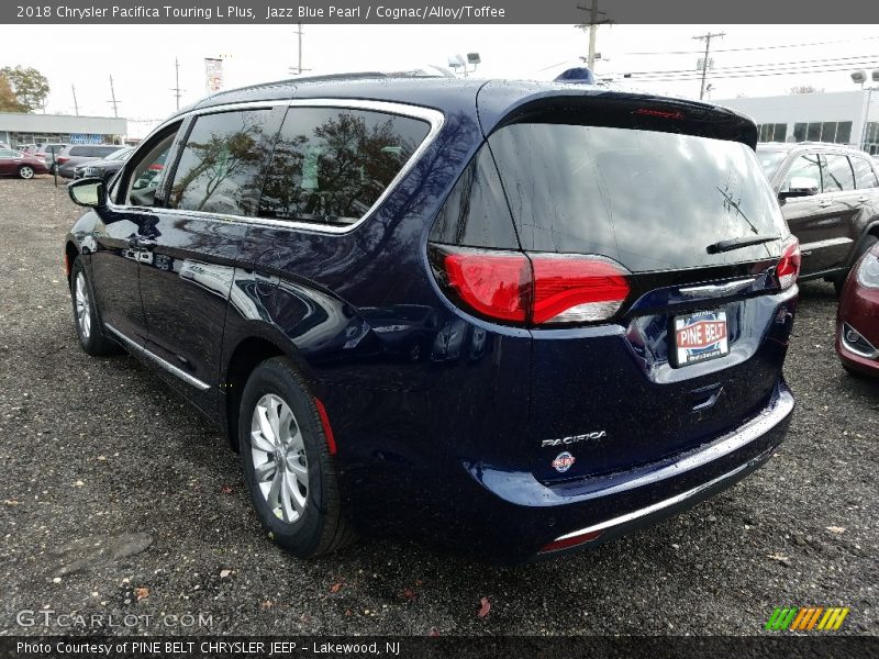 Jazz Blue Pearl / Cognac/Alloy/Toffee 2018 Chrysler Pacifica Touring L Plus