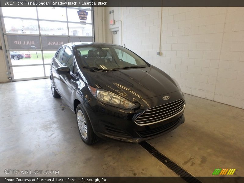Shadow Black / Charcoal Black 2017 Ford Fiesta S Sedan