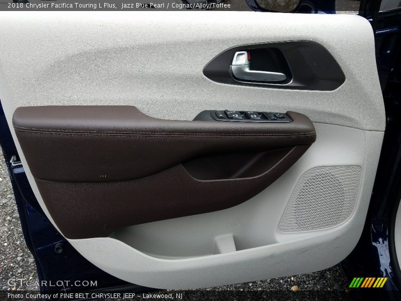 Jazz Blue Pearl / Cognac/Alloy/Toffee 2018 Chrysler Pacifica Touring L Plus