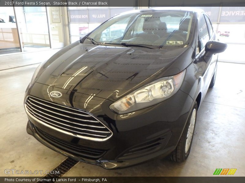 Shadow Black / Charcoal Black 2017 Ford Fiesta S Sedan