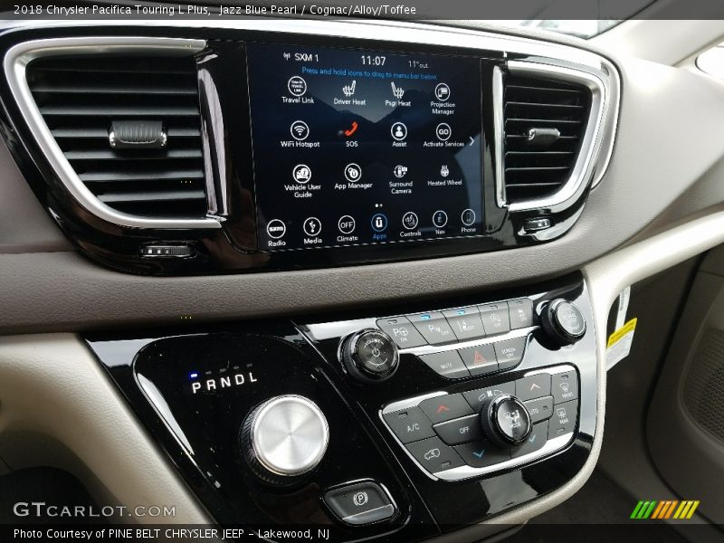 Jazz Blue Pearl / Cognac/Alloy/Toffee 2018 Chrysler Pacifica Touring L Plus