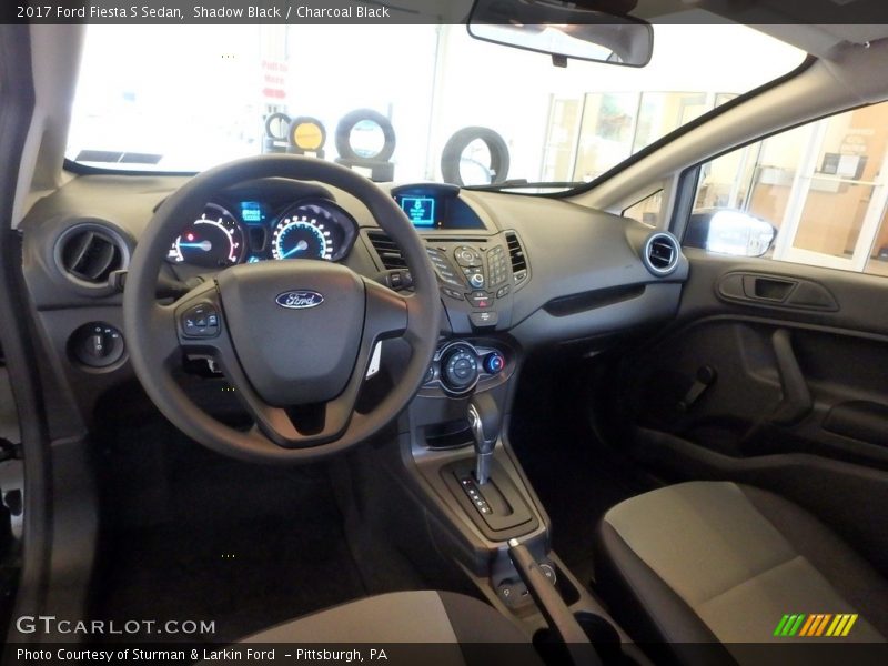 Shadow Black / Charcoal Black 2017 Ford Fiesta S Sedan