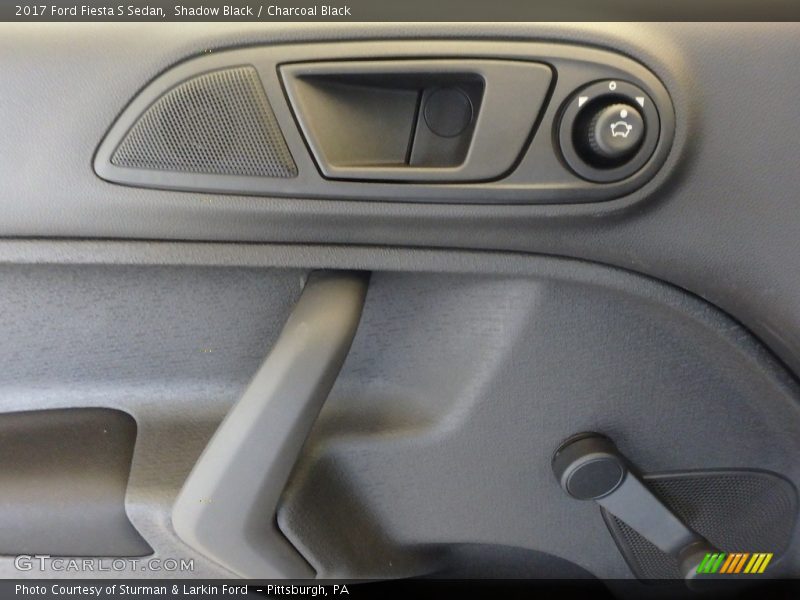 Shadow Black / Charcoal Black 2017 Ford Fiesta S Sedan