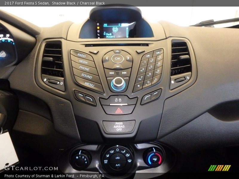 Shadow Black / Charcoal Black 2017 Ford Fiesta S Sedan