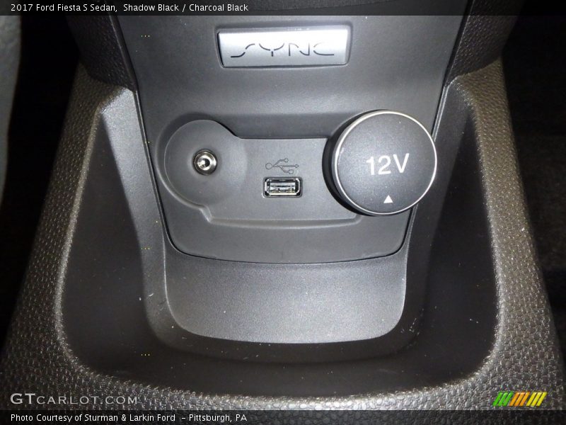 Shadow Black / Charcoal Black 2017 Ford Fiesta S Sedan
