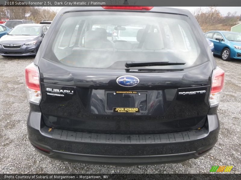 Dark Gray Metallic / Platinum 2018 Subaru Forester 2.5i