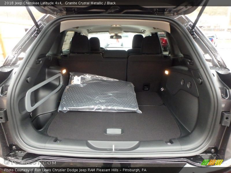 Granite Crystal Metallic / Black 2018 Jeep Cherokee Latitude 4x4
