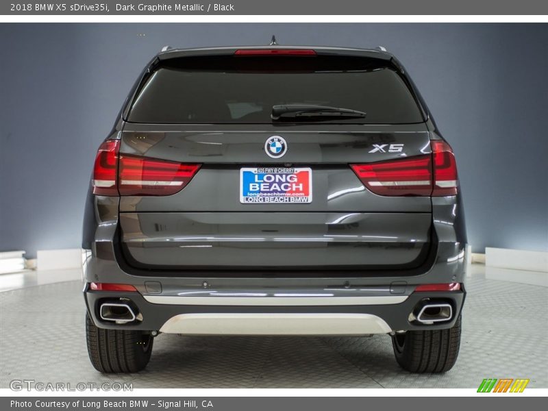 Dark Graphite Metallic / Black 2018 BMW X5 sDrive35i