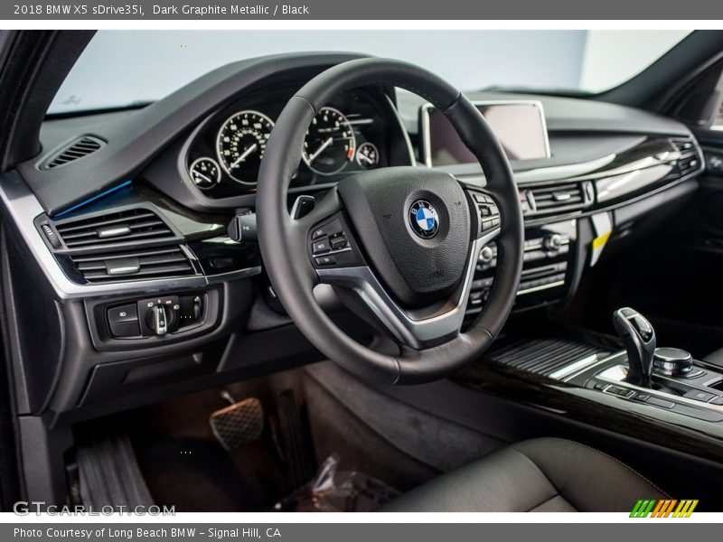 Dark Graphite Metallic / Black 2018 BMW X5 sDrive35i